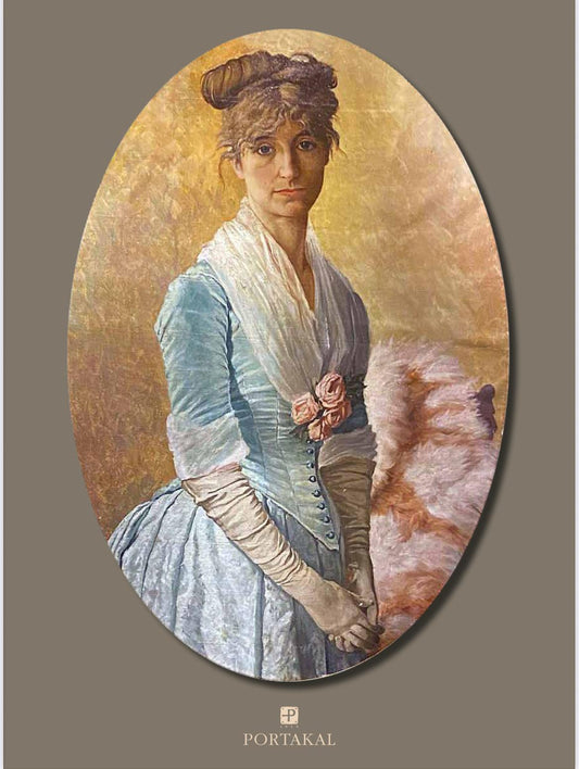 OSMAN HAMDİ BEY  -  NAİLE HANIM PORTRESİ