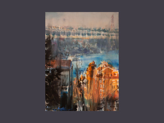 PAUL CHING-BOR   TWILIGHT ON BOSPHORUS I