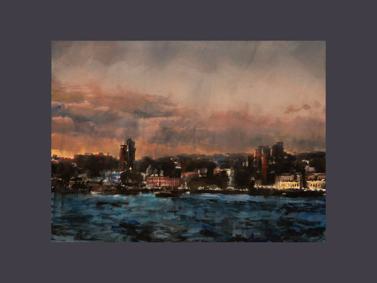PAUL CHING-BOR   TWILIGHT ON BOSPHORUS II