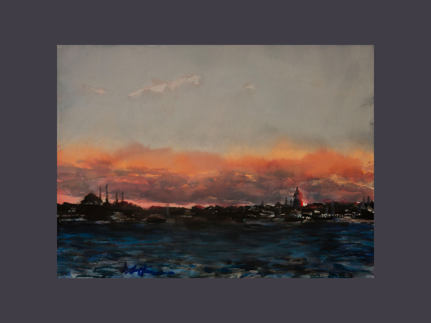 PAUL CHING-BOR  TWILIGHT ON BOSPHORUS III