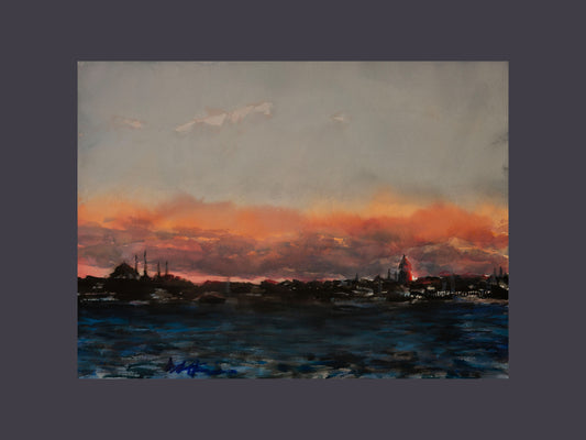 PAUL CHING-BOR  TWILIGHT ON BOSPHORUS III