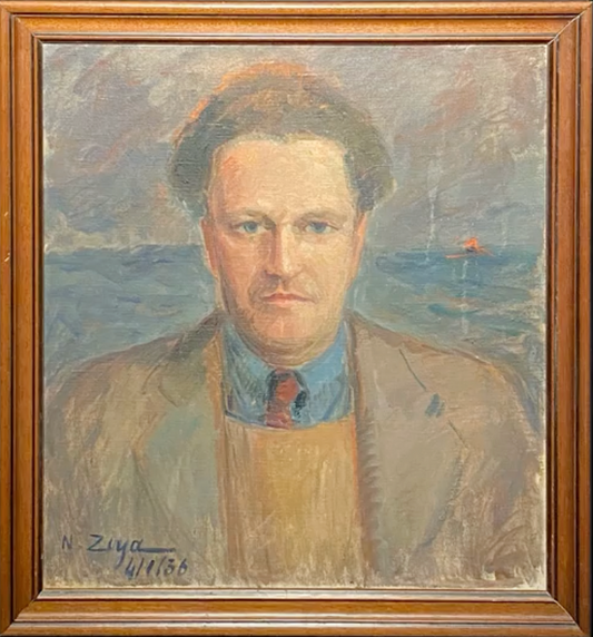 NAZMI ZIYA GÜRAN - NAZIM HİKMET PORTRAIT